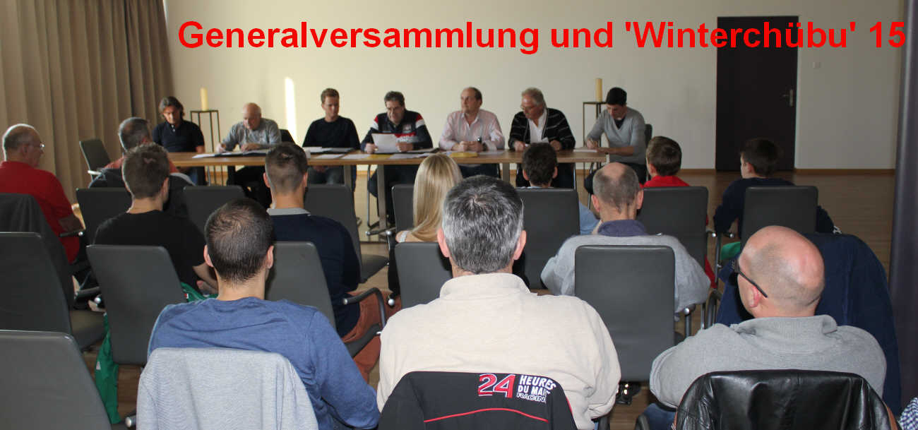 53. Generalversammlung und „Winterchübu 2015“
