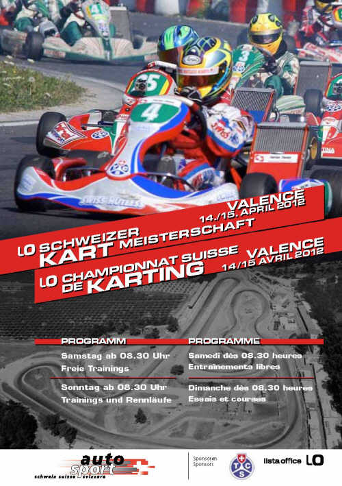 LO Schweizer Kart Meisterschaft in Valence (F)
